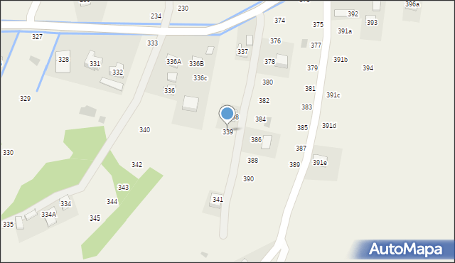 Mogielnica, Mogielnica, 339, mapa Mogielnica