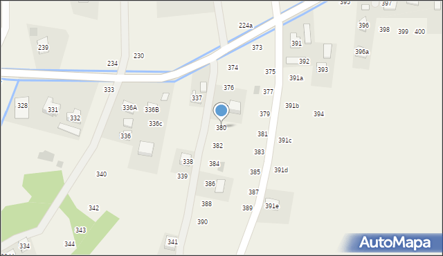 Mogielnica, Mogielnica, 380, mapa Mogielnica