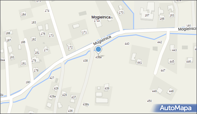 Mogielnica, Mogielnica, 438a, mapa Mogielnica