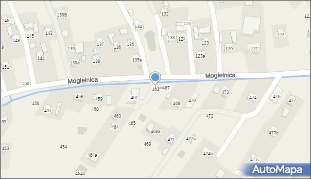 Mogielnica, Mogielnica, 462, mapa Mogielnica