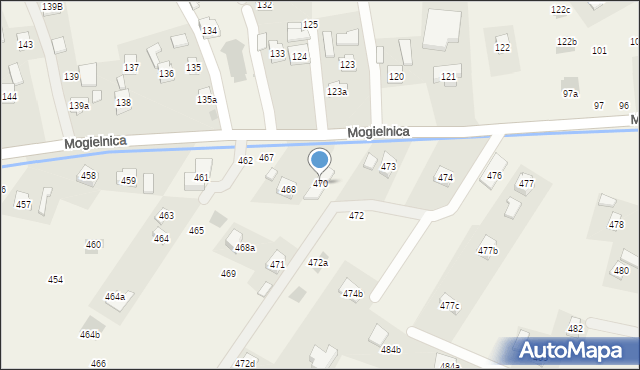 Mogielnica, Mogielnica, 470, mapa Mogielnica