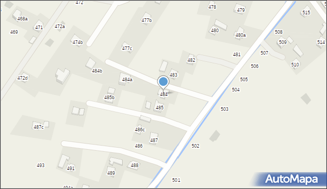 Mogielnica, Mogielnica, 484, mapa Mogielnica