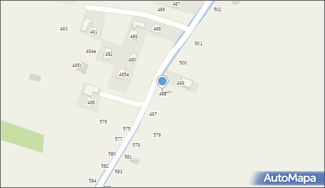 Mogielnica, Mogielnica, 498, mapa Mogielnica