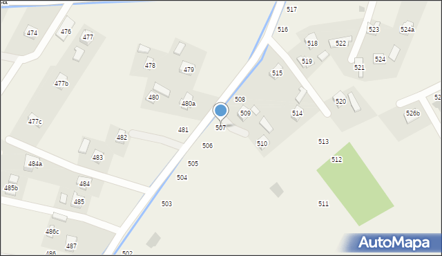 Mogielnica, Mogielnica, 507, mapa Mogielnica
