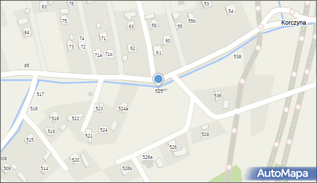 Mogielnica, Mogielnica, 525, mapa Mogielnica