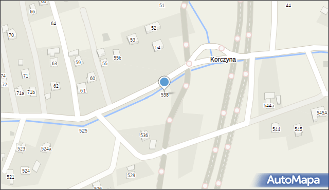 Mogielnica, Mogielnica, 538, mapa Mogielnica