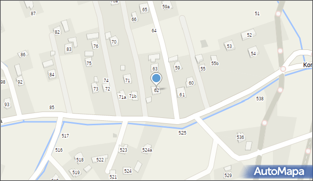 Mogielnica, Mogielnica, 62, mapa Mogielnica
