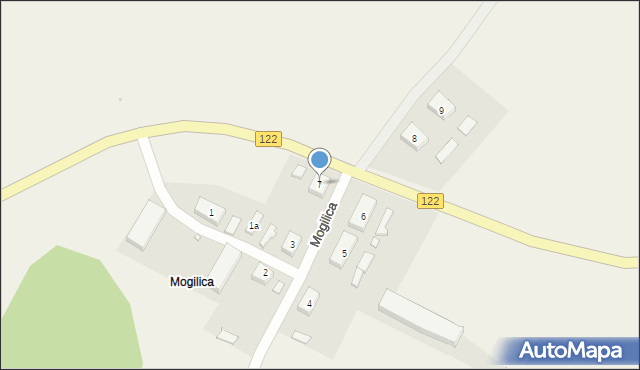 Mogilica, Mogilica, 7, mapa Mogilica