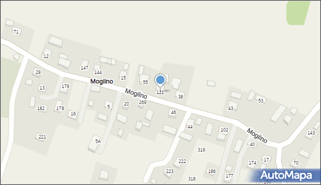 Mogilno, Mogilno, 121, mapa Mogilno