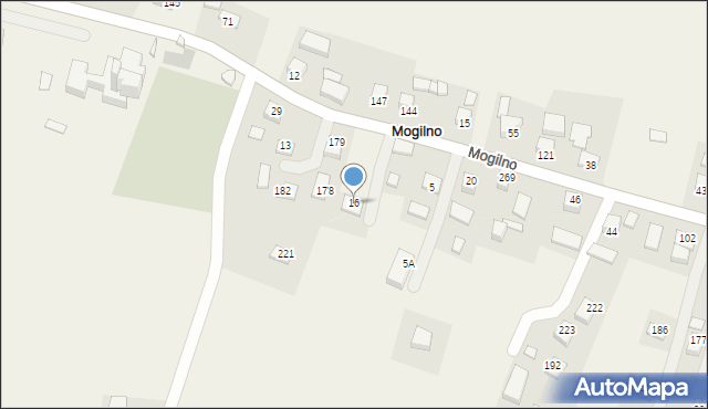 Mogilno, Mogilno, 16, mapa Mogilno