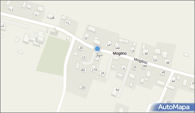 Mogilno, Mogilno, 179, mapa Mogilno