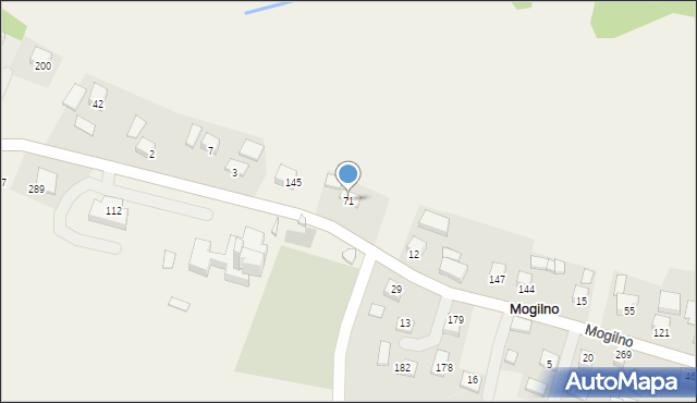 Mogilno, Mogilno, 71, mapa Mogilno