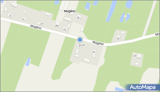 Mogilno, Mogilno, 17, mapa Mogilno