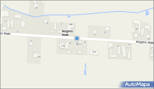 Mogilno Małe, Mogilno Małe, 19, mapa Mogilno Małe