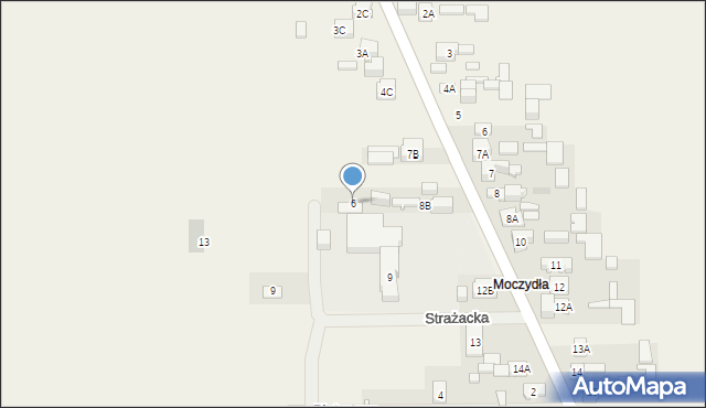 Mójcza, Mójcza, 8d, mapa Mójcza