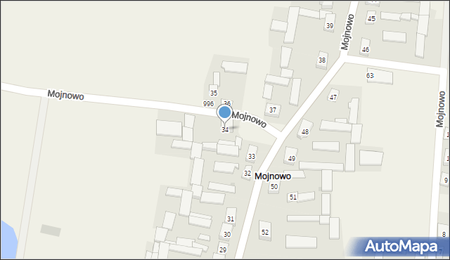 Mojnowo, Mojnowo, 34, mapa Mojnowo