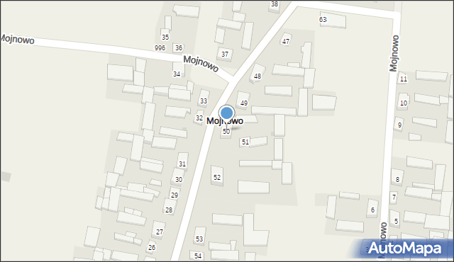 Mojnowo, Mojnowo, 50, mapa Mojnowo