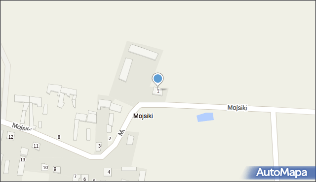 Mojsiki, Mojsiki, 1, mapa Mojsiki