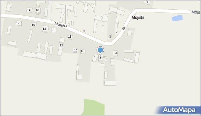 Mojsiki, Mojsiki, 6, mapa Mojsiki