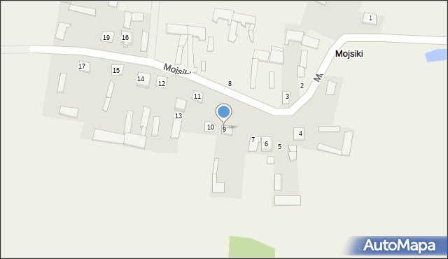 Mojsiki, Mojsiki, 9, mapa Mojsiki