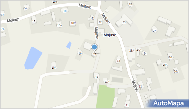 Mojusz, Mojusz, 15, mapa Mojusz