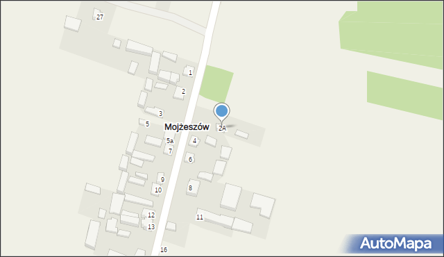 Mojżeszów, Mojżeszów, 2A, mapa Mojżeszów