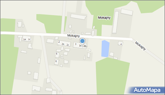 Mokajny, Mokajny, 3c, mapa Mokajny