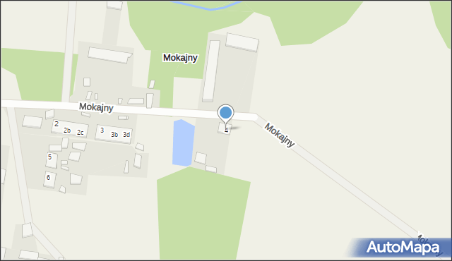 Mokajny, Mokajny, 4, mapa Mokajny