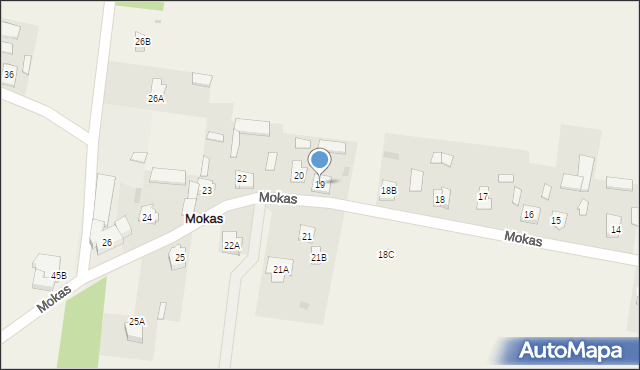 Mokas, Mokas, 19, mapa Mokas