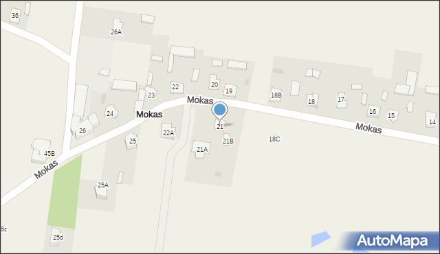 Mokas, Mokas, 21, mapa Mokas