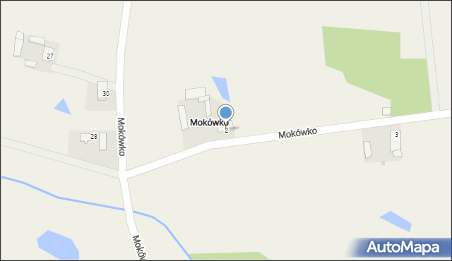 Mokówko, Mokówko, 2, mapa Mokówko