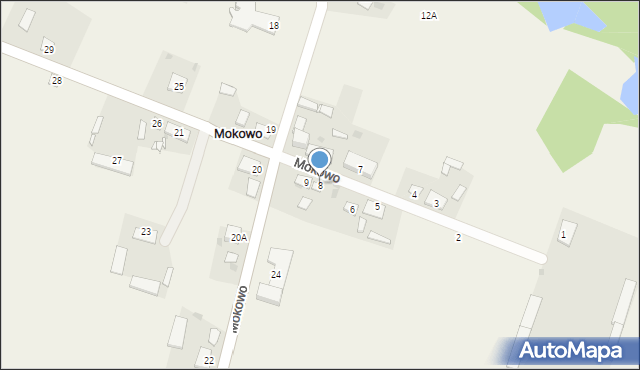 Mokowo, Mokowo, 8, mapa Mokowo