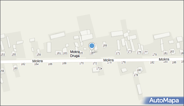Mokra, Mokra, 167, mapa Mokra