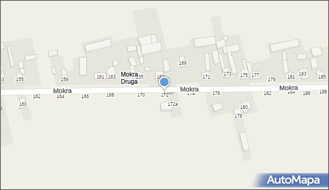 Mokra, Mokra, 172, mapa Mokra