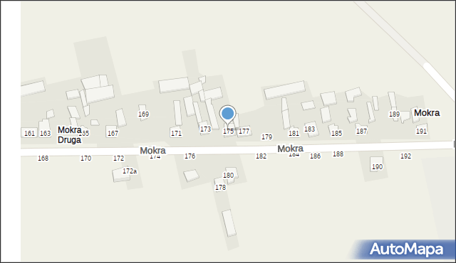 Mokra, Mokra, 175, mapa Mokra