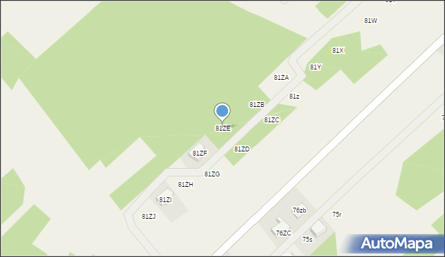 Mokra Lewa, Mokra Lewa, 81ZE, mapa Mokra Lewa