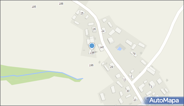 Mokra Wieś, Mokra Wieś, 135, mapa Mokra Wieś