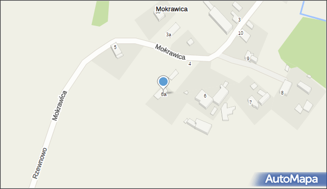 Mokrawica, Mokrawica, 6a, mapa Mokrawica