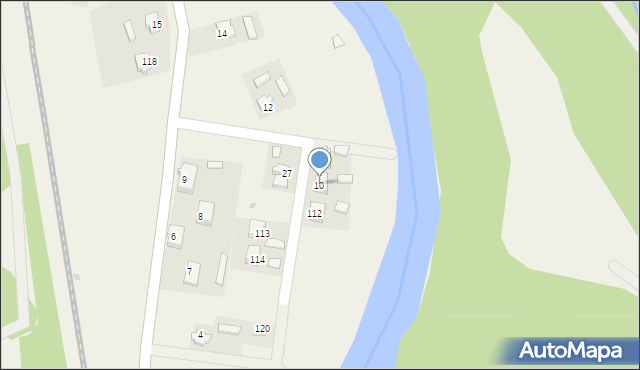 Mokre, Mokre, 10, mapa Mokre