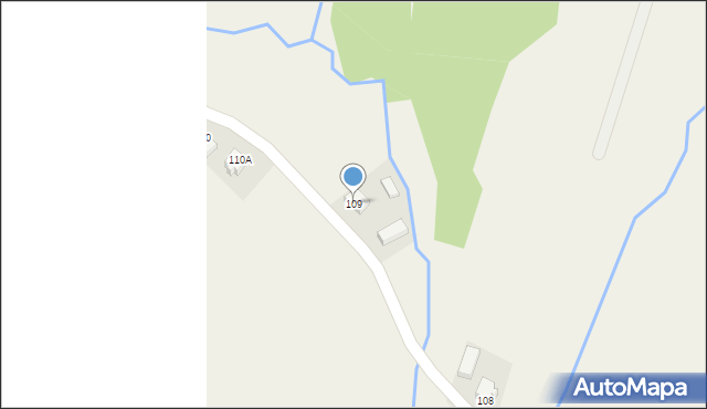 Mokre, Mokre, 109, mapa Mokre