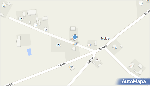 Mokre, Mokre, 15a, mapa Mokre