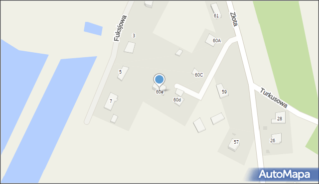 Mokre, Mokre, 60e, mapa Mokre