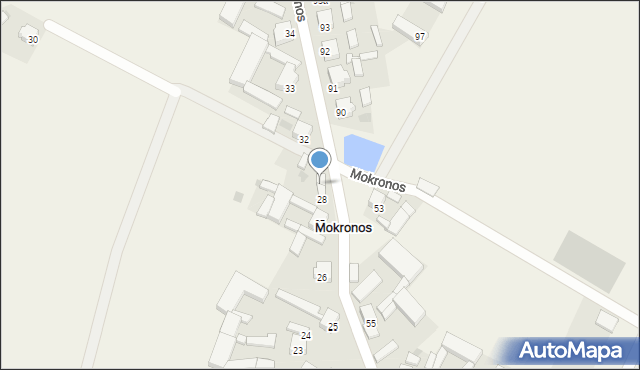 Mokronos, Mokronos, 29, mapa Mokronos