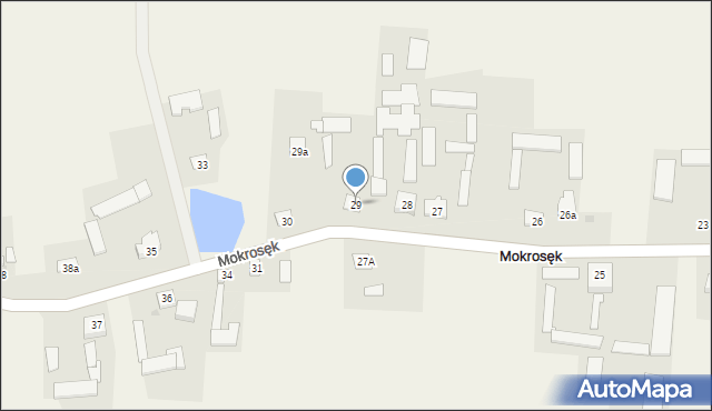 Mokrosęk, Mokrosęk, 29, mapa Mokrosęk