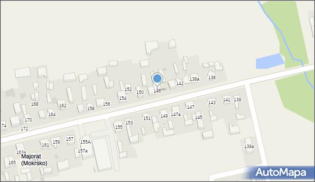 Mokrsko, Mokrsko, 146, mapa Mokrsko