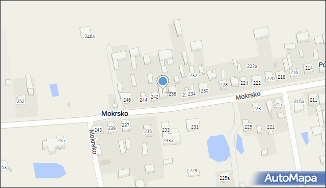 Mokrsko, Mokrsko, 240, mapa Mokrsko