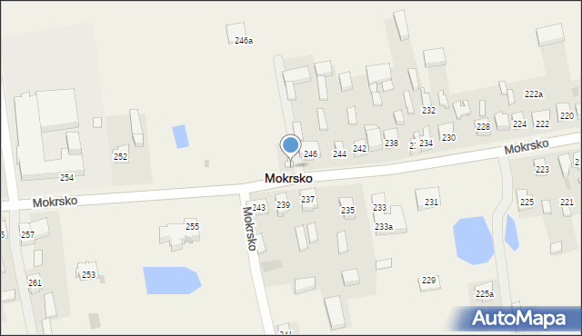 Mokrsko, Mokrsko, 246b, mapa Mokrsko