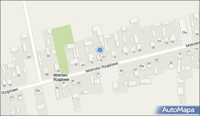 Mokrsko, Mokrsko Rządowe, 76, mapa Mokrsko