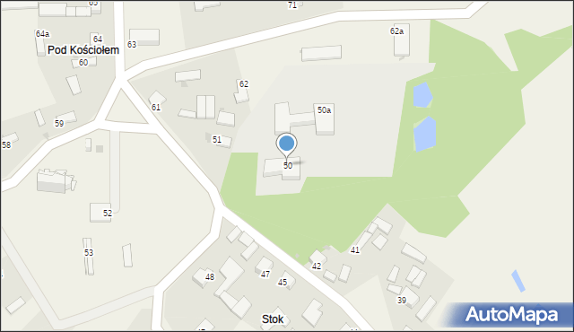 Mokrsko Dolne, Mokrsko Dolne, 50a, mapa Mokrsko Dolne