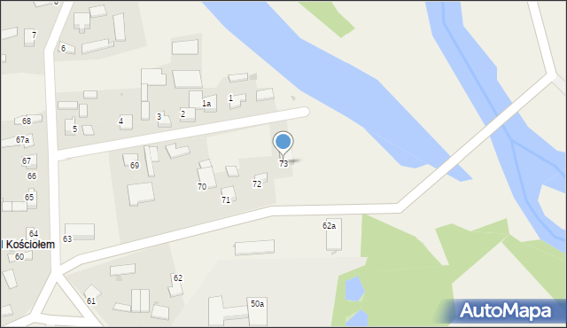 Mokrsko Dolne, Mokrsko Dolne, 73, mapa Mokrsko Dolne